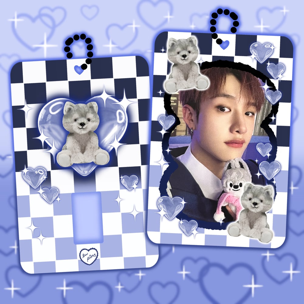 Wolf Plush Acrylic Photocard Holder