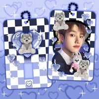 Image 3 of Wolf Plush Acrylic Photocard Holder
