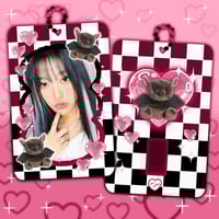 Image 2 of Bat Plush Acrylic Photocard Holder