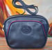 Image of Vtg. Gucci Navy Blue Crossbody Bag.