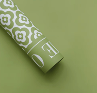 Light Green Floral Paper 