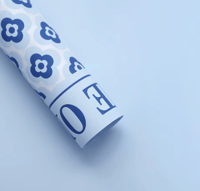 Image 1 of Light Blue Floral Paper 