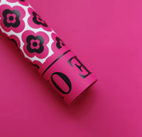 Hot Pink Floral Paper