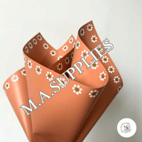 Brown Barro Design Floral Paper 