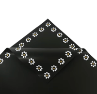 Black Barro Design Floral Paper 