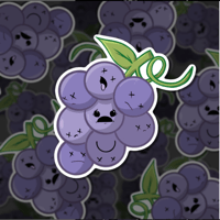 Image 3 of Grape Gang | Part of the Fruit Friends Series | Sticker Set