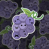 Image 4 of Grape Gang | Part of the Fruit Friends Series | Sticker Set