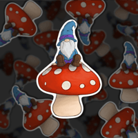 Image 5 of Mushroom Pals Sticker Set | Snail, Frog & Gnome Stickers