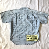 Image 2 of BOOTLEGGING IS A RADICAL ACT "dad shirt" (vintage Guess nautical edition) - MEDIUM