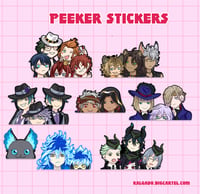 Twsited Peeker Stickers 