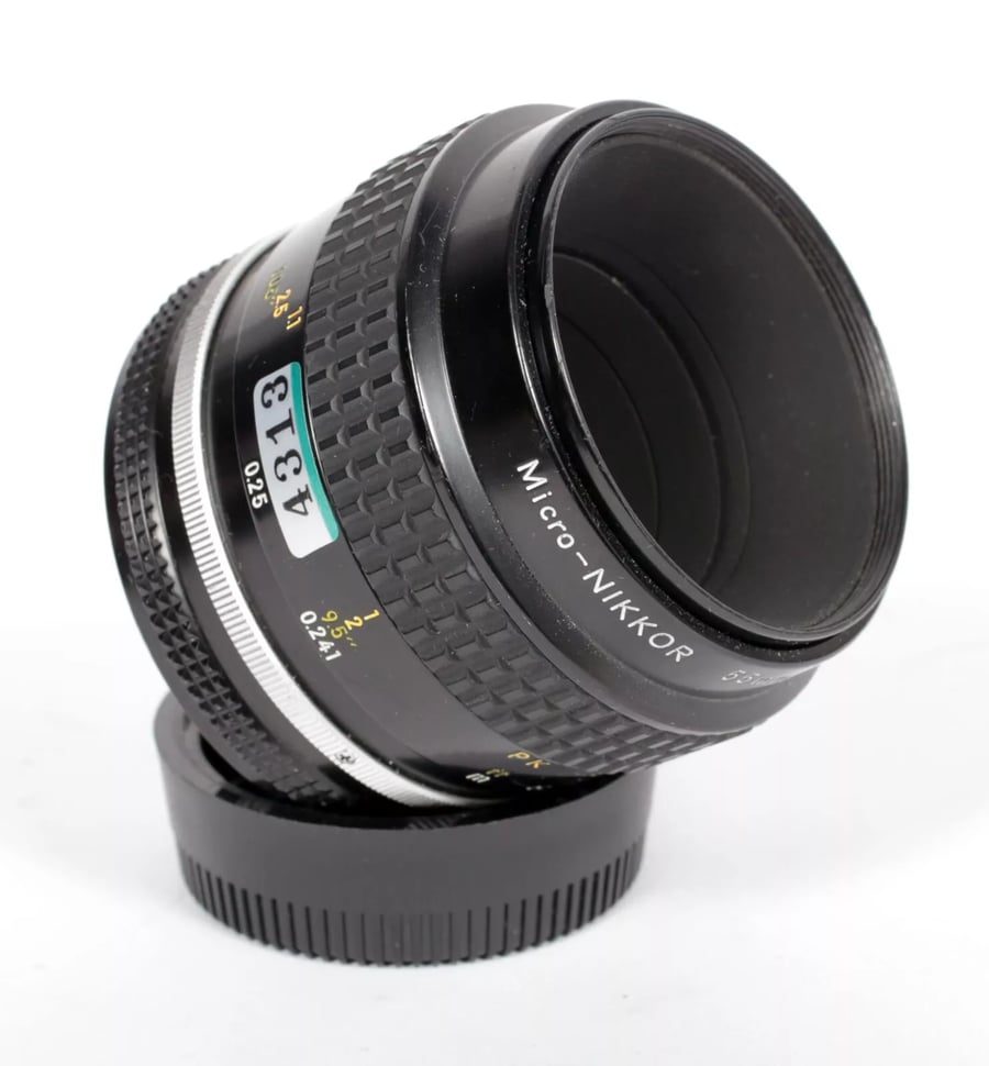 Image of Nikon Micro NIKKOR 55mm F3.5 macro lens AIl for al F mount cameras #4313 