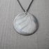 Sterling Silver Feather Circle Necklace Image 3