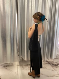 Image 5 of Black lace and sequins hobo bag 