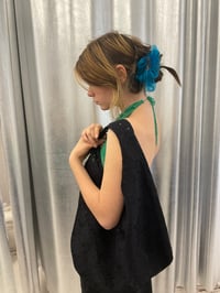 Image 2 of Black lace and sequins hobo bag 
