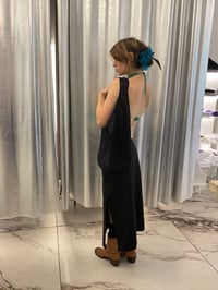 Image 6 of Black lace and sequins hobo bag 