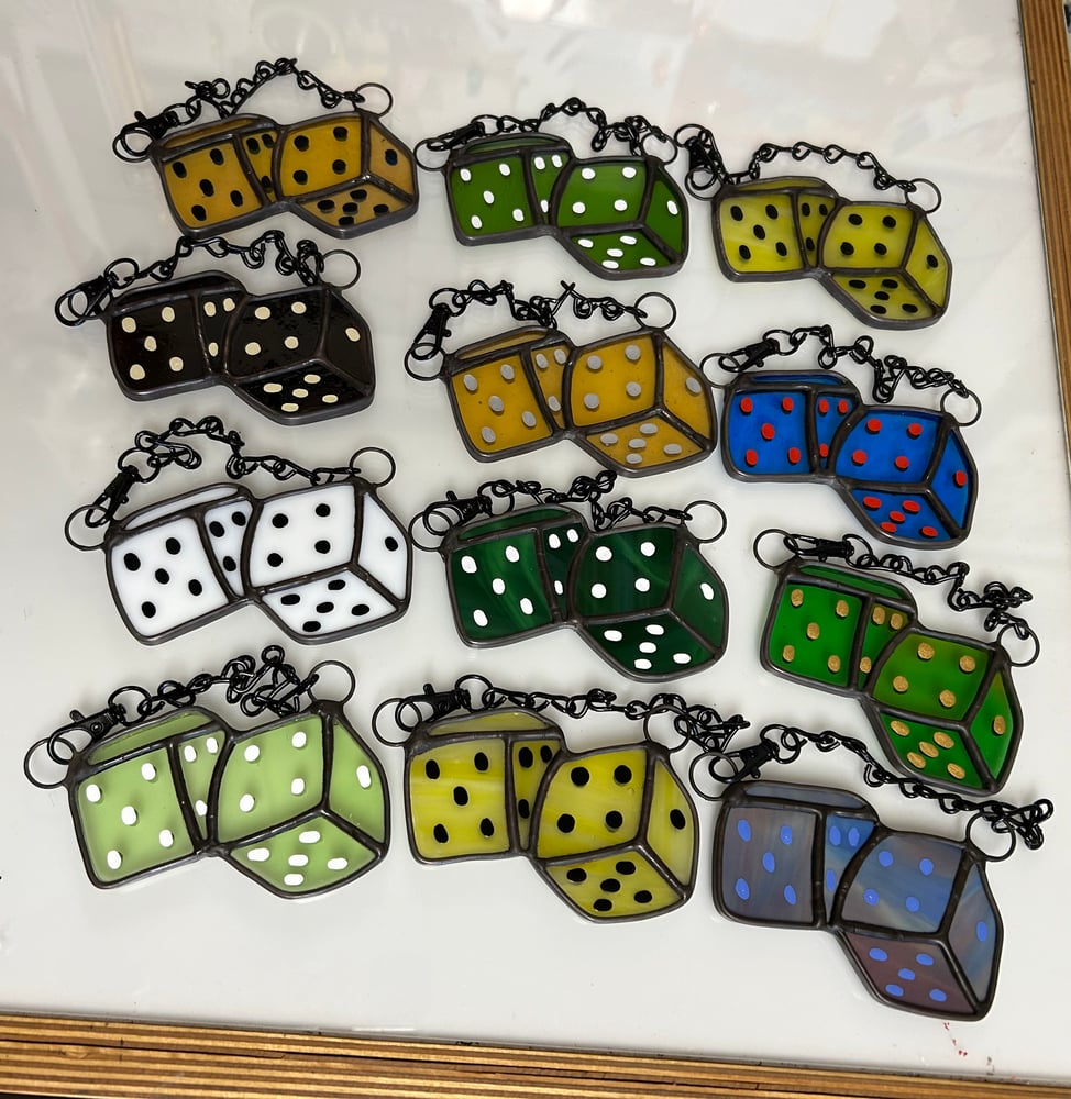 Image of Rear view mirror dice