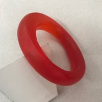 Image 2 of Chunky two tone oval bangle 