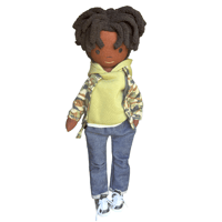 Image 1 of Owen Handmade Linen Doll (PREORDER - THIS ITEM WILL SHIP ON OR BEFORE DECEMBER 1ST,  2025)