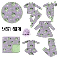 Angry Green Zippy/Two Piece Set