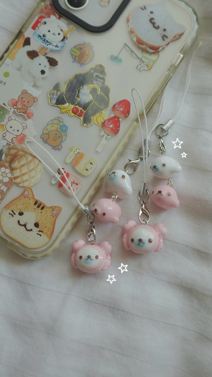 Mamegoma Phone Charms! | Jumino Jewels