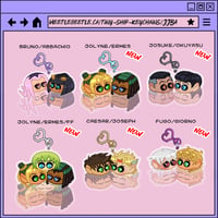 Image 3 of Tiny JJBA Ship Keychains 