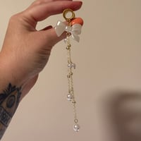 Bow Pearl Tunnel Dangles (sizes 4g-2")