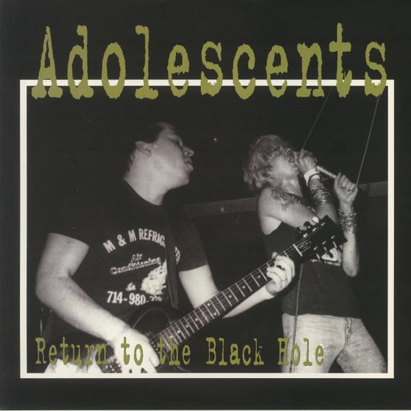 Image of Adolescents – "Return To The Black Hole" Lp (yellow)