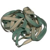Image 2 of 1PC. SAND & SAGE 42" hand dyed wrist wrap bracelet silk ribbon by COLOR KISSED SILK