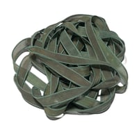 Image 1 of 1PC. TOADSTOOLS 42" hand dyed wrist wrap bracelet silk ribbon by COLOR KISSED SILK