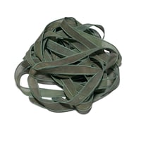 Image 4 of 1PC. TOADSTOOLS 42" hand dyed wrist wrap bracelet silk ribbon by COLOR KISSED SILK