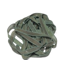 Image 6 of 1PC. TOADSTOOLS 42" hand dyed wrist wrap bracelet silk ribbon by COLOR KISSED SILK