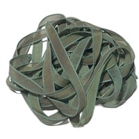 Image 7 of 1PC. TOADSTOOLS 42" hand dyed wrist wrap bracelet silk ribbon by COLOR KISSED SILK