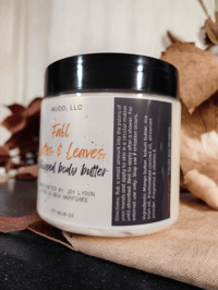 Image 1 of Fall latte & leaves whipped body butter-6 oz