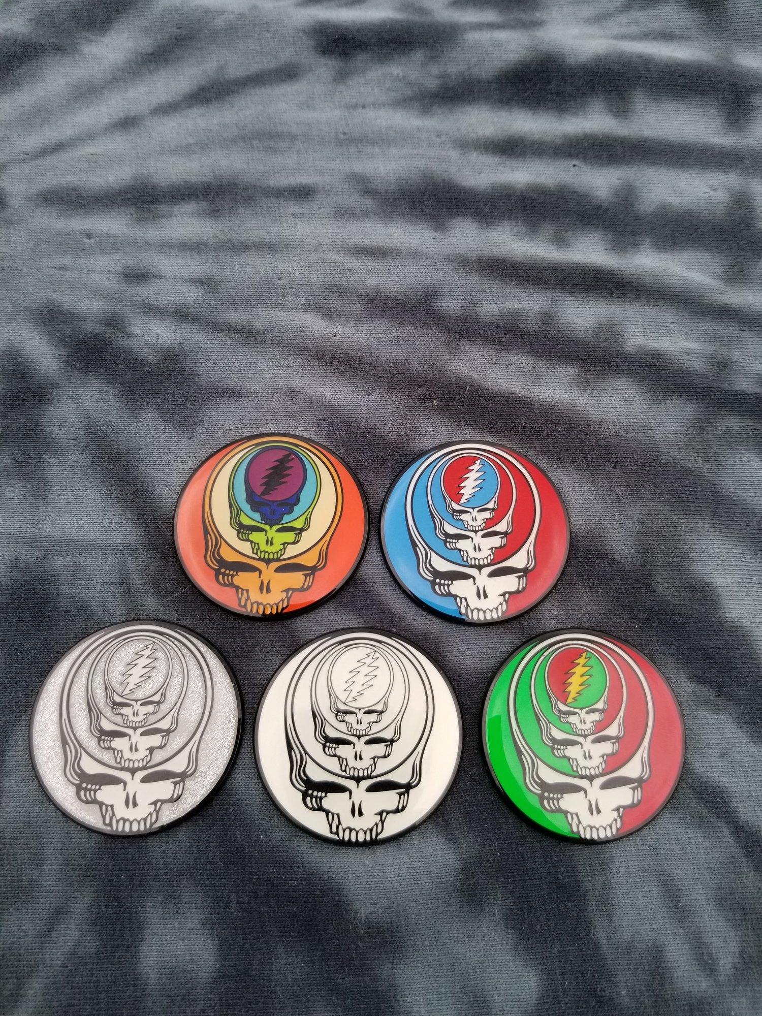 Image of Steal Your Stealy Pin + 10 Steal Your Face Stickers