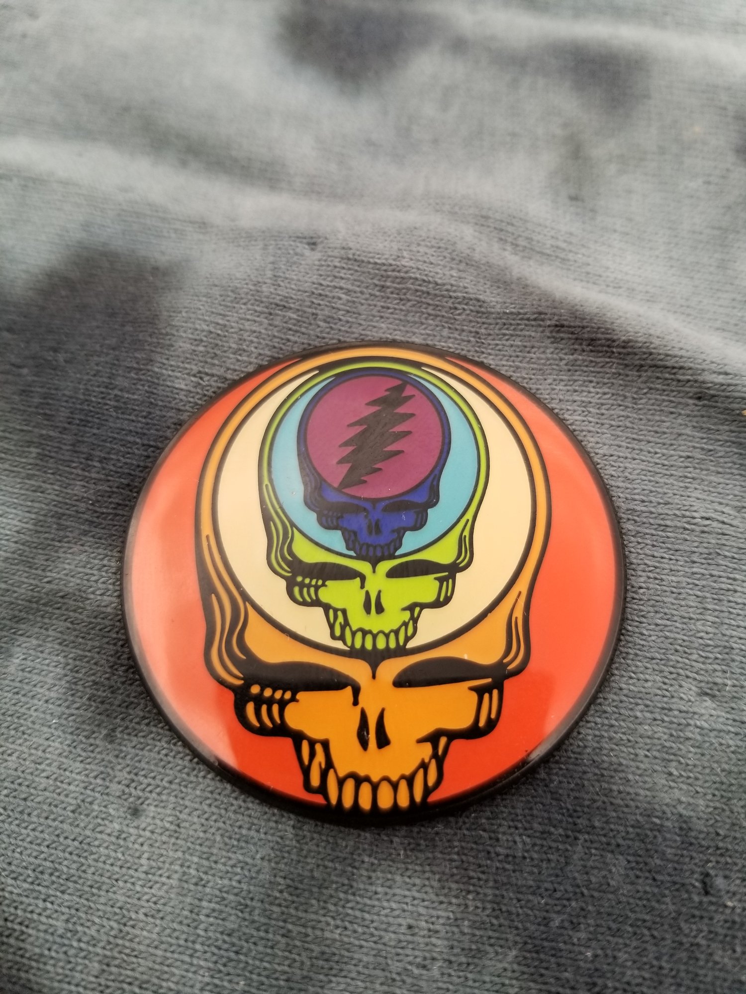 Image of Steal Your Stealy Pin + 10 Steal Your Face Stickers