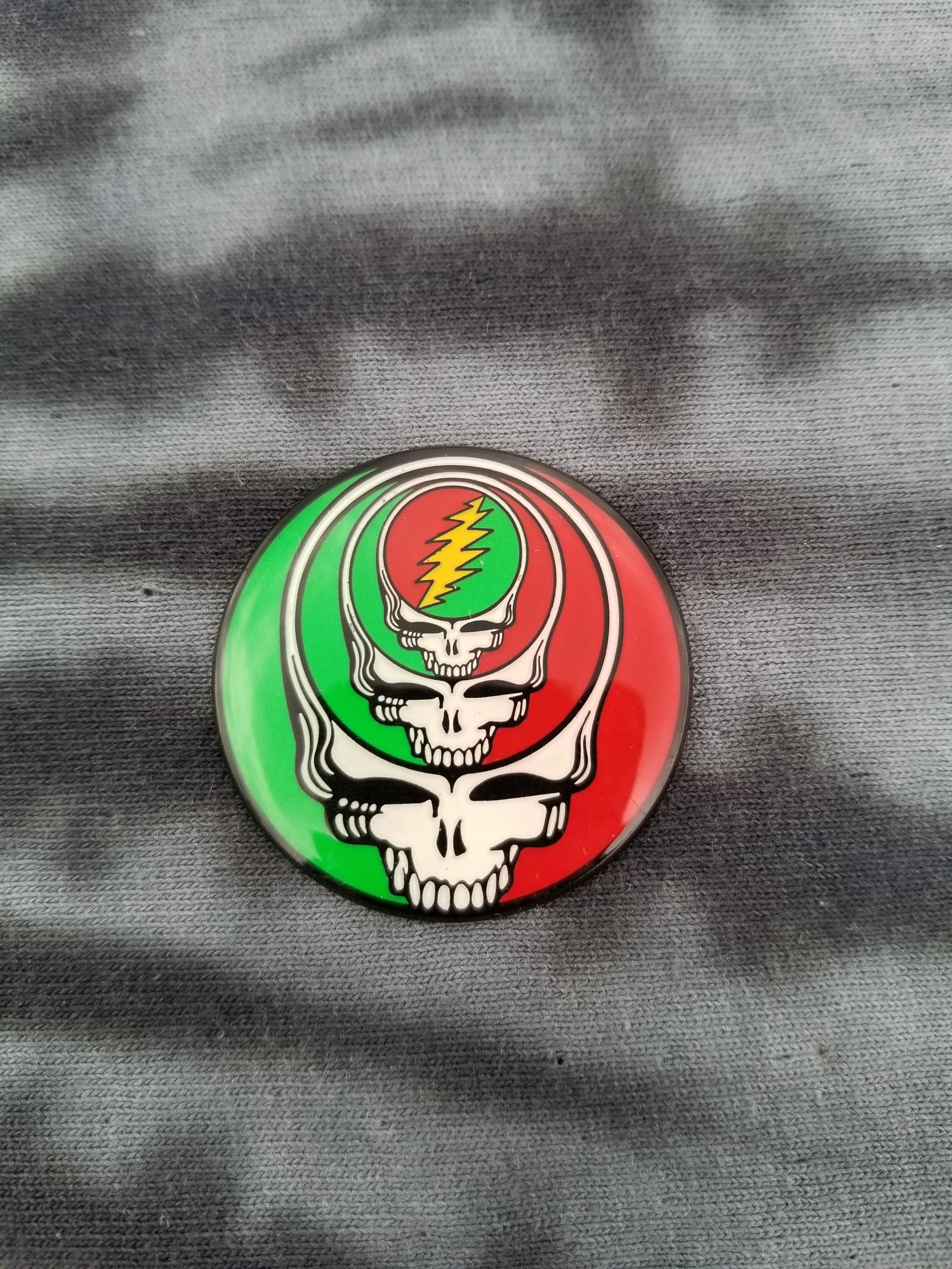 Image of Steal Your Stealy Pin + 10 Steal Your Face Stickers