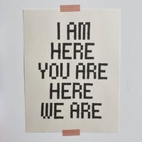 Image 4 of 'WE ARE' Print
