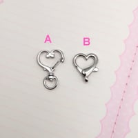 Image 6 of Angelic y2k Pink Bow Heart Gem Keychain Phone Strap