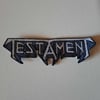 Testament logo patch