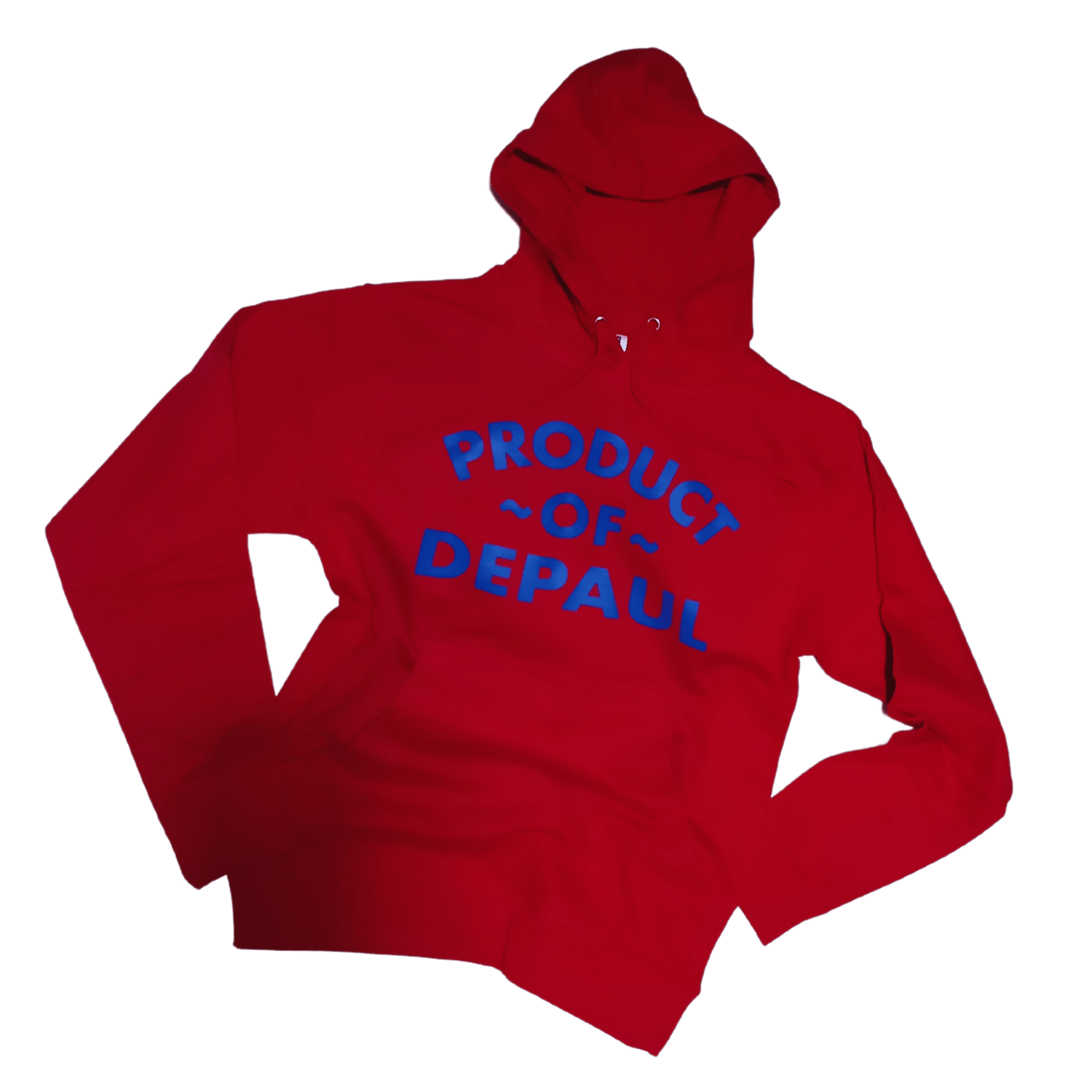 Image of DEPAUL RED HOODIE