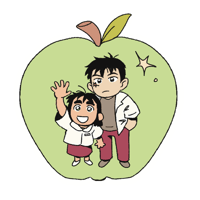 cheolmiae apple sticker