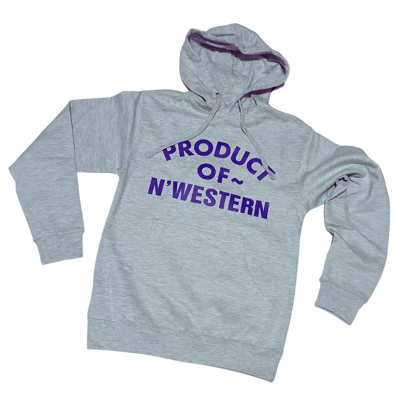 Image of NORTHWESTERN GREY HOODIE