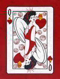 Queen of Sacred Hearts 4 x 6