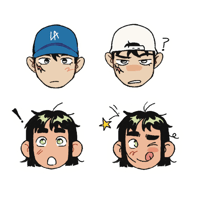 cheolmiae faces sticker