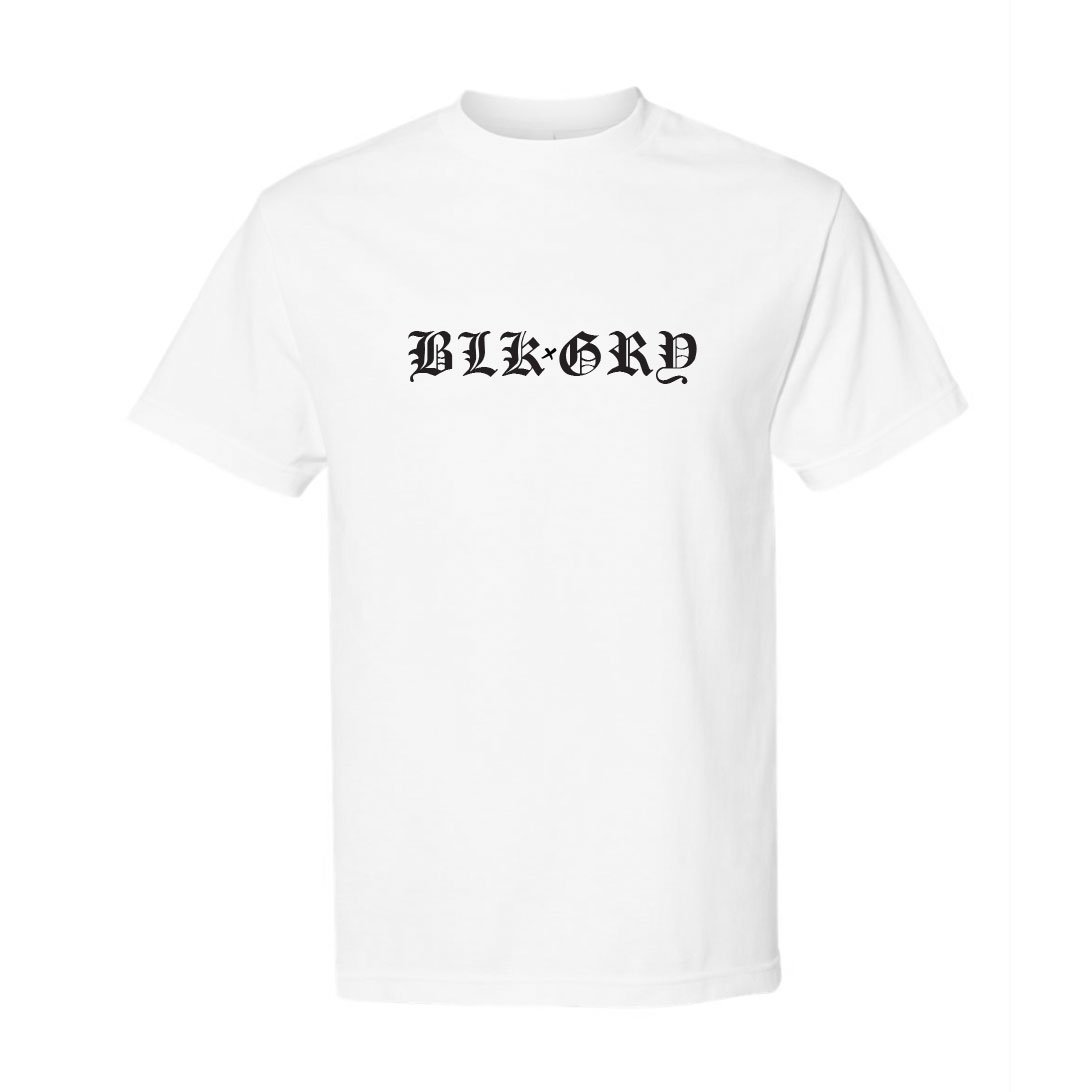 BLACKLETTER WHITE Tee