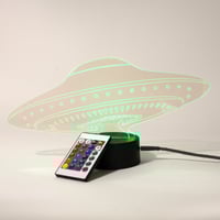 Image 4 of Flying Saucer UFO - LED Desk Lamp