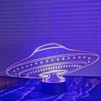 Image 3 of Flying Saucer UFO - LED Desk Lamp