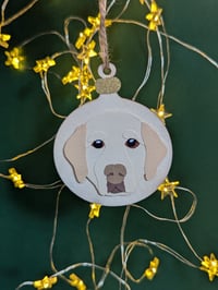 Image 3 of Papercut dog bauble 