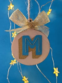 Image 3 of Personalised paper and embroidery bauble