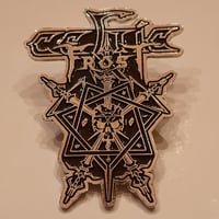 Celtic Frost heptagram pin